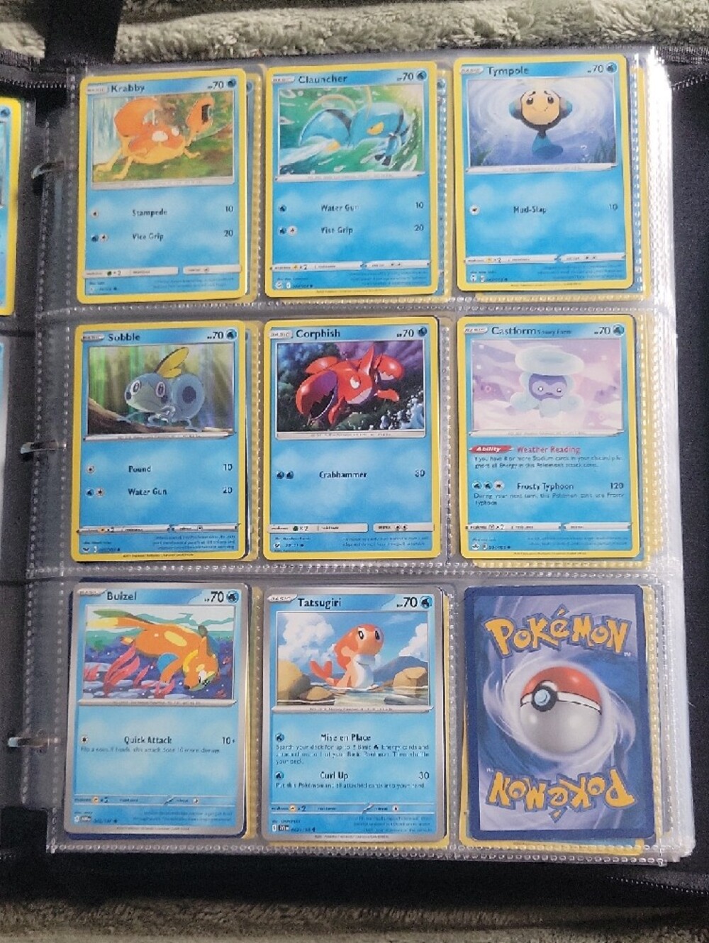 Pokemon Blue Water-Type Trading Card Set - Blue, White, Yellow - Picture 3 of 6